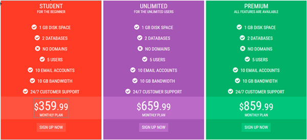 I imported this pricing table in seconds with the free Pricing Tables plugin.