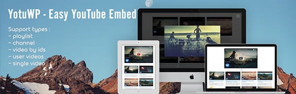 YotuWP WordPress plugin to embed video galleries