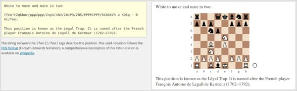 RPB Chessboard plugin screenshot.