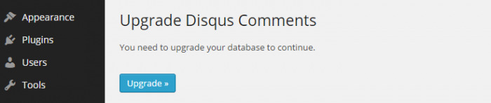 Once the Disqus plugin is installed and activated, and after heading over to Comments  data-eio=