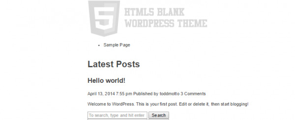 HTML5 Blank image