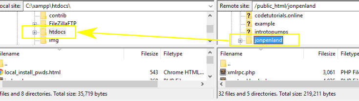 Copy the entire website directory to make sure you get all of your website files and preserve the file and directory hierarchy.