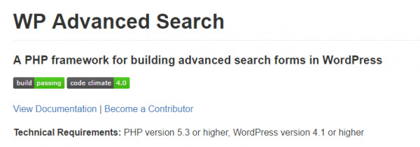 screenshot of advanced search page on Github