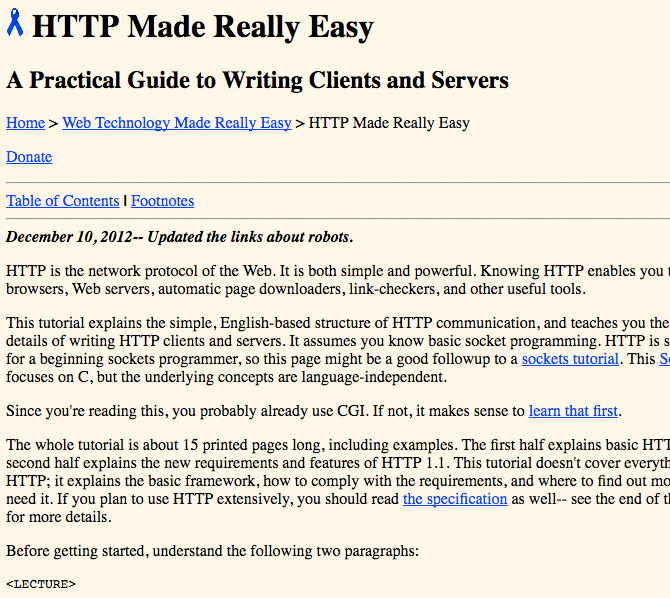 Back in the day, web servers didn't have to transmit much data.