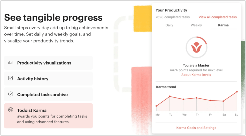 Todoist karma