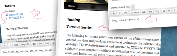 Terms of Service - Auto TOS Plugin