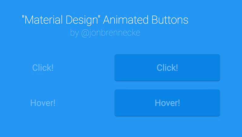 Material Design Animated Buttons