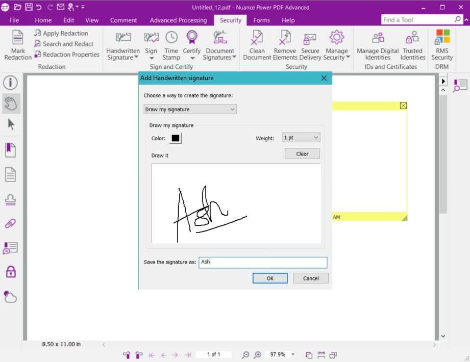 create a pdf signature free