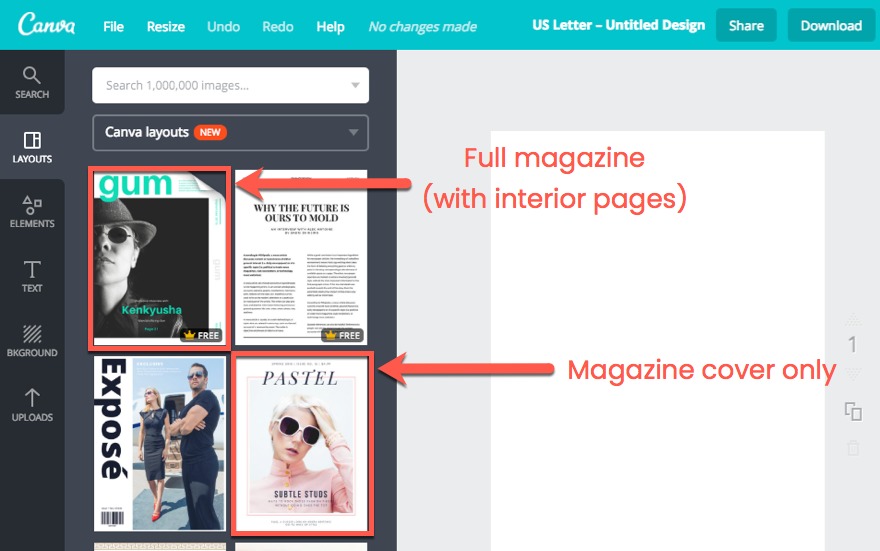 Digital Canva Magazine