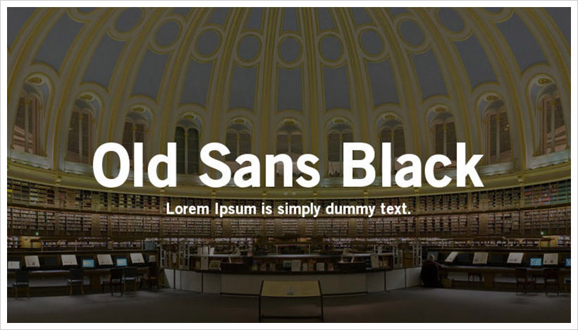 Old-Sans-Black-free-font