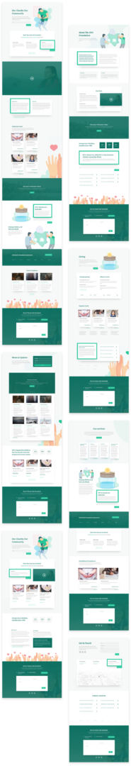 divi charity layout pack