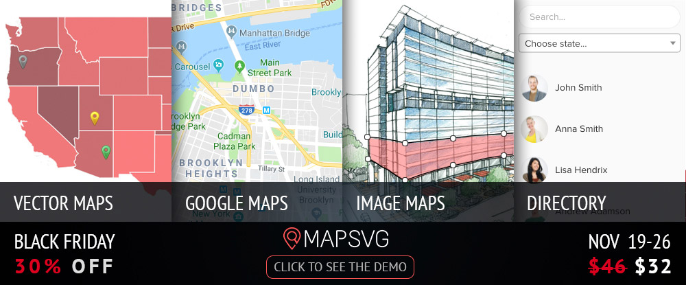 MapSVG WordPress map plugin