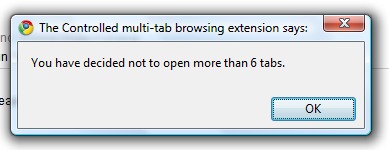 restrict tab