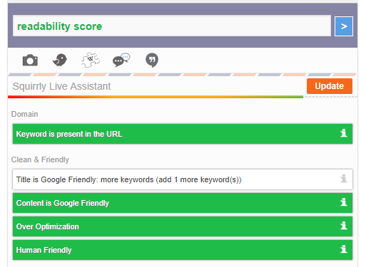 whats a readability score