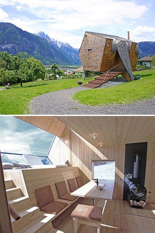 Spaceship Lodge on Austrian Alps