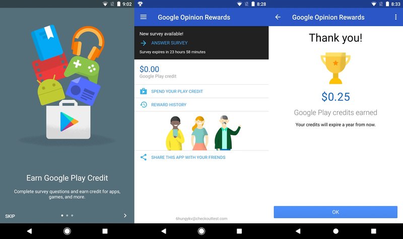 Google Opinion Rewards