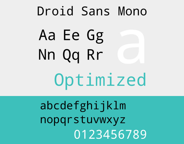 monospace fonts