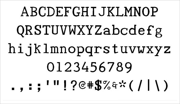 monospace fonts