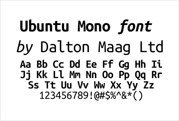 monospace fonts