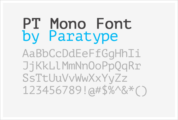 monospace fonts