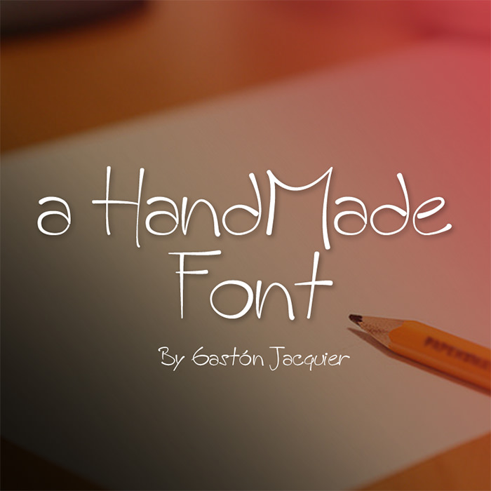 A HandMade Font