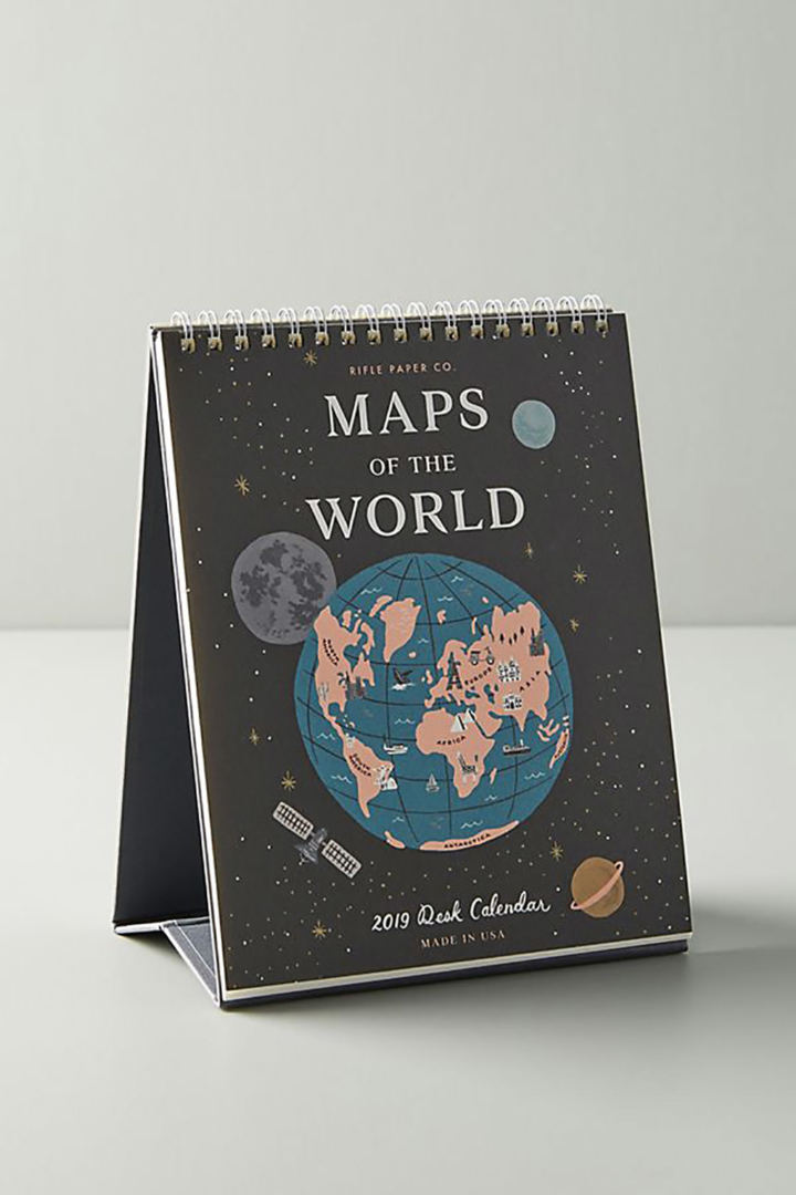 Maps Desk Calendar