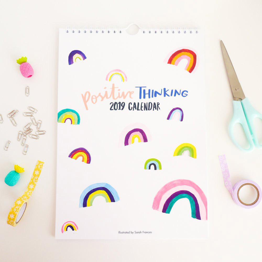 Positive Thinking 2019 Calendar