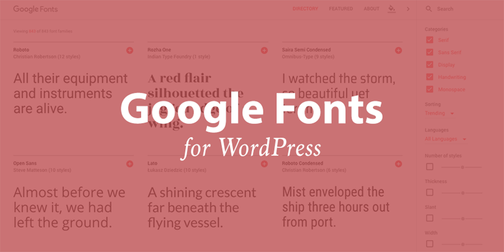 How To Add Google Fonts to WordPress
