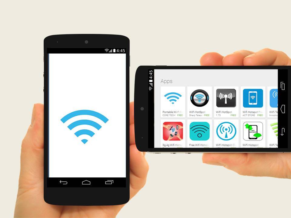 Portable Wi-Fi hotspot from Play Store