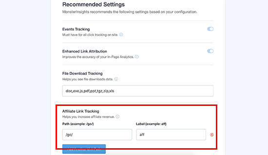 Recommended settings for Google Analytics 