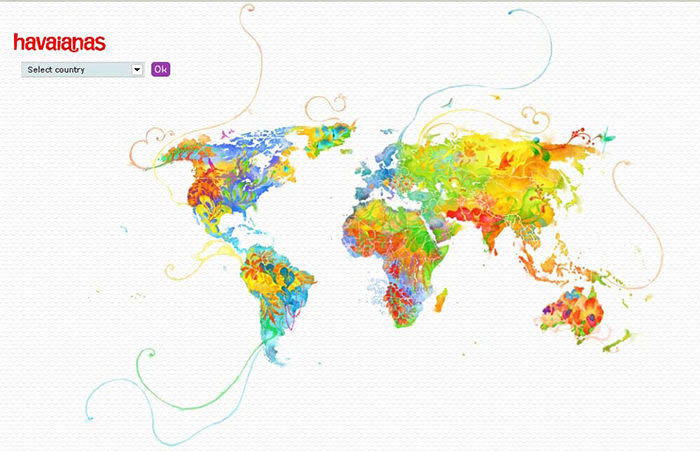 Artistic Flair world map