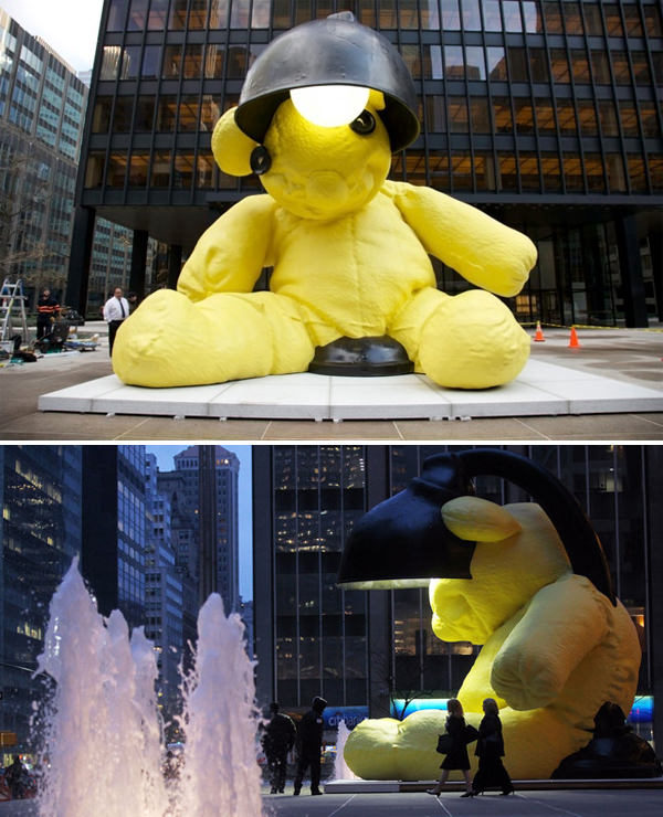 Giant Yellow Teddy Bear