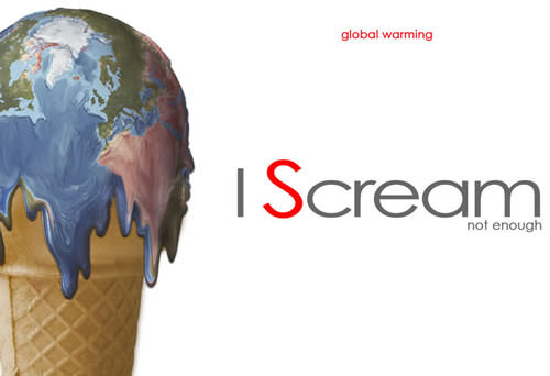 global warming poster ads