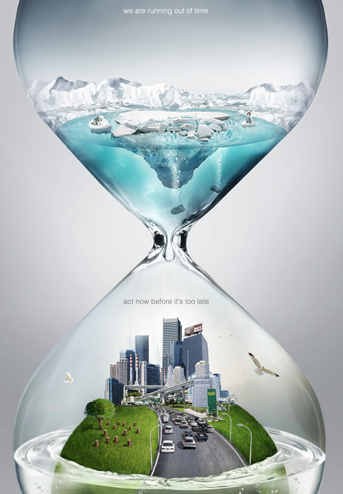 global warming poster ads