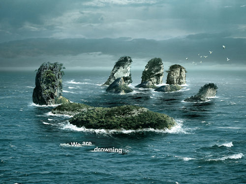 global warming poster ads