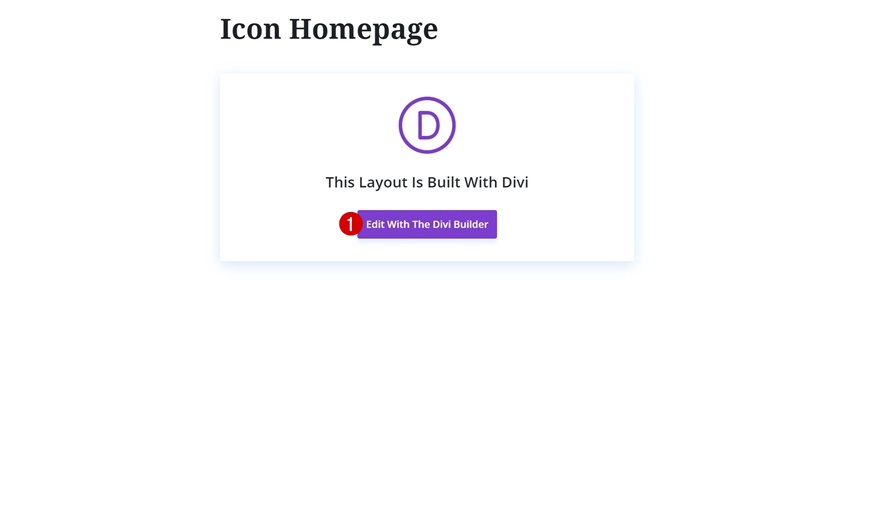 icon navigation page