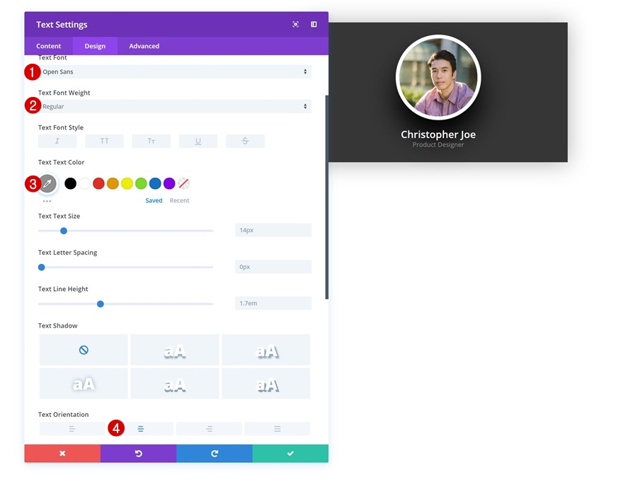 social follow bios