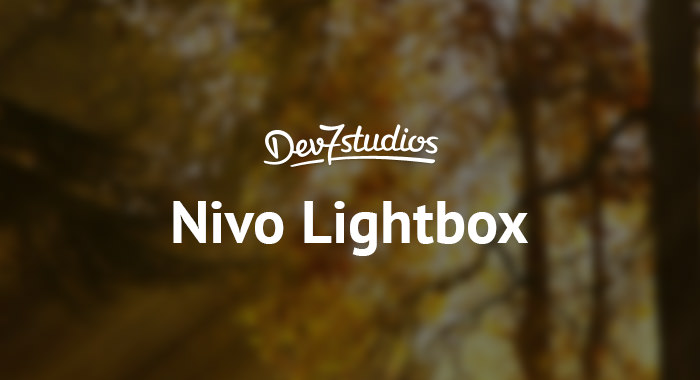 Nivo Lightbox