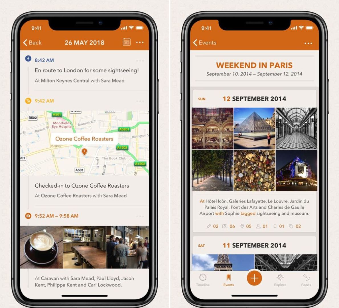Momento is a travel diary for iPhone