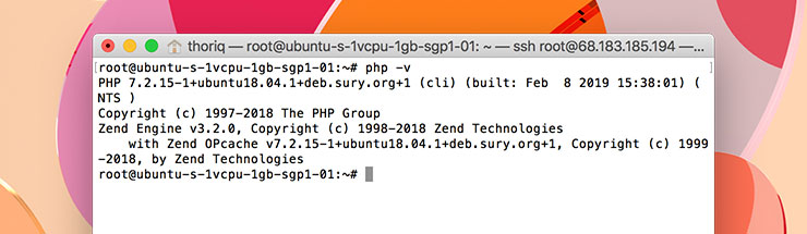 php and ubuntu