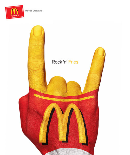 McDonald's - Rock 'n' Fries ad