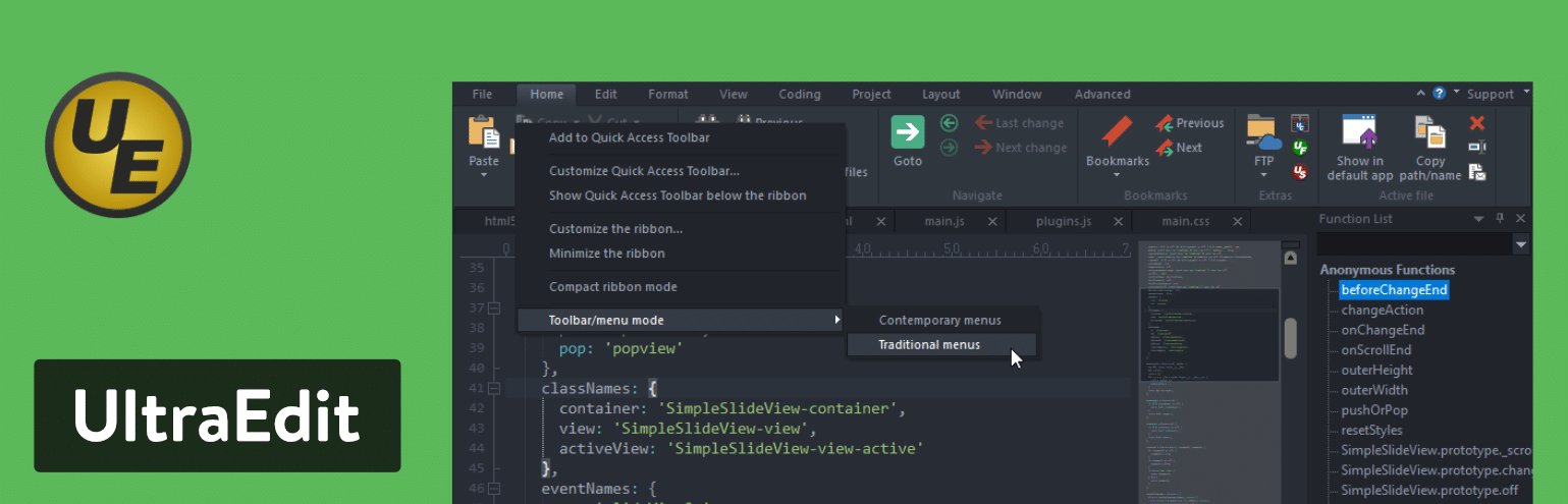 UltraEdit text editor