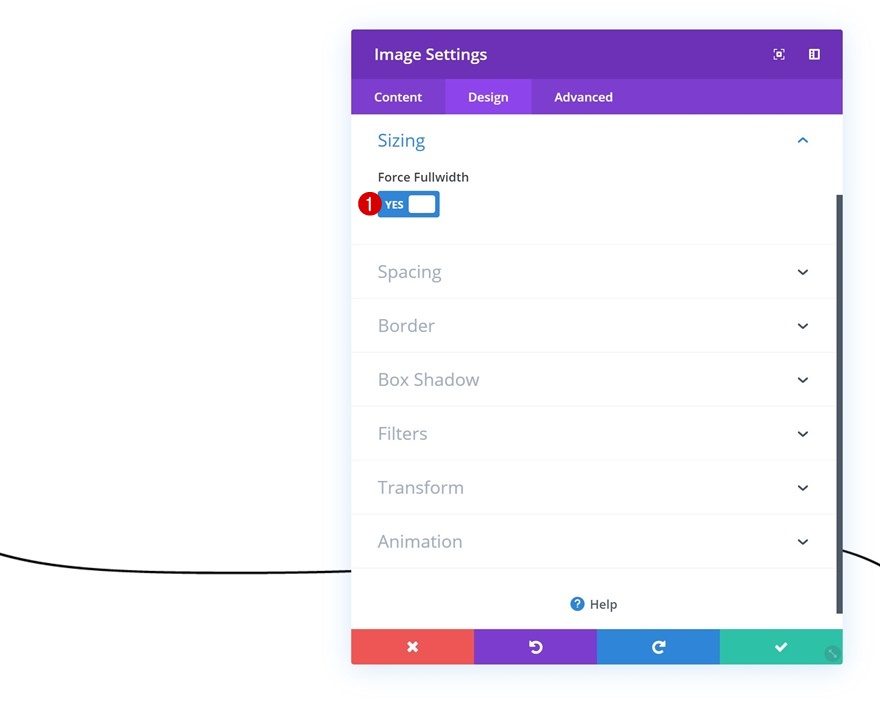 timeline section