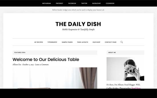 Daily Dish Pro