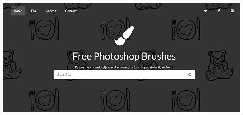 myPhotoshopBrushes Interface