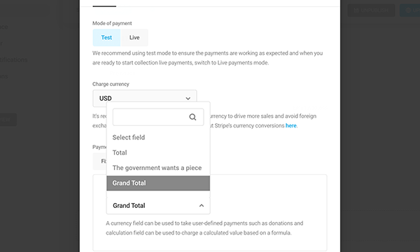 Use calculations to set variable payments.