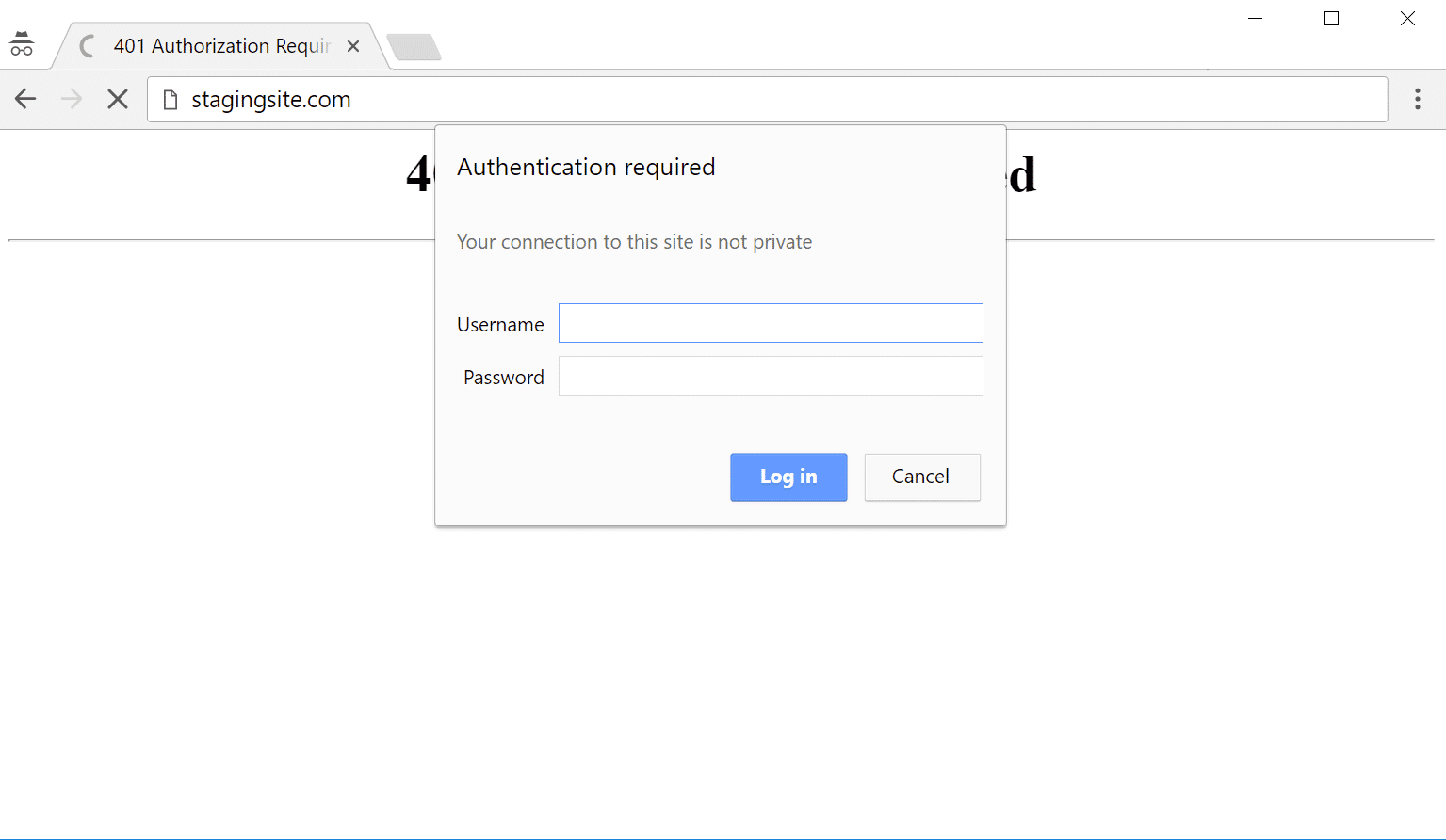 Basic HTTP authentication