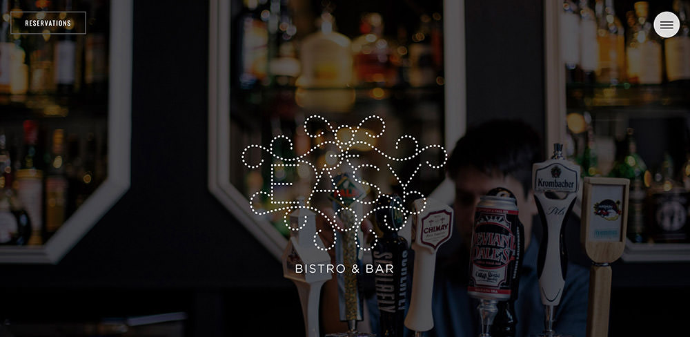 restaurant website design