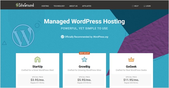 SiteGround - WordPress and WooCommerce Hosting Company