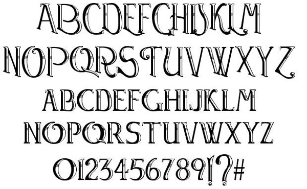 steampunk fonts